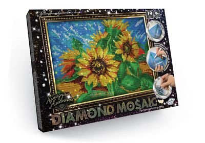 ​Алмазний живопис DIAMOND MOSAIC, мален. (DM-02-01,02,03,04...10) у асортименті