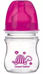Антиколиковая бутылочка с широким отверстием EasyStart Цветные зверюшки 120 мл