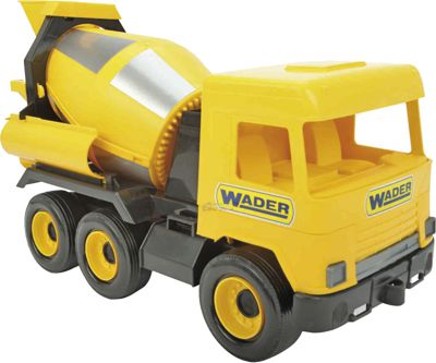 Авто Tigres Middle truck бетонозмішувач (жовтий) в коробці (39493)