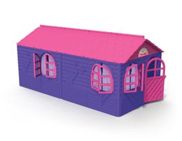 ​Будиночок зі шторками Doloni мега великий Фіолетово-рожевий ( 02550/20)