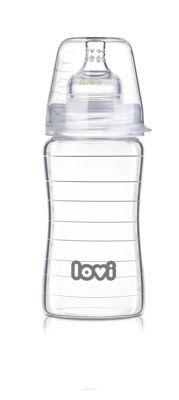 Пляшка скляна LOVI 250 мл - Diamond Glass