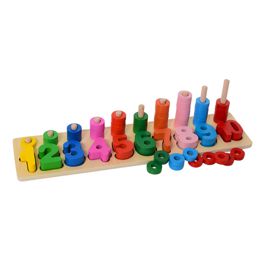 Дерев'яна іграшка Limo Toy Геометрика MD 1268 цифри, фігури