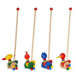 Деревянная игрушка-каталка MD 0025 Животные 