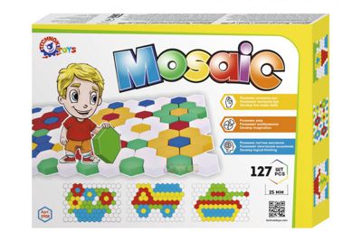 Дитяча мозаїка Технок для малюків № 3 127 елементів (0908)