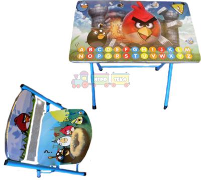 Детский столик со стульчиком Angry Birds (DT 19-5) 