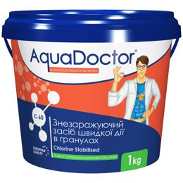 Дезінфектант на основі хлору швидкої дії AquaDoctor 1 кг (C60-1)