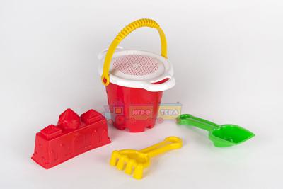 Детский песочный набор Башенка Toys Plast (ИП 21008)
