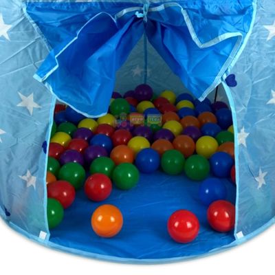 Детская игровая палатка Bambi Сказочный домик синяя (MR0030)