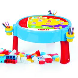 Детский столик с набором конструктора 100 блоков (3072)