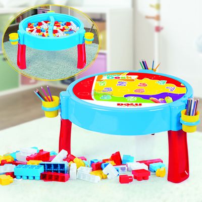 Дитячий столик з набором конструктора 100 блоків (3072)