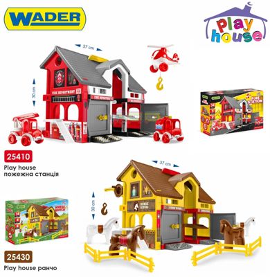 Ігровий набір Wader Пожежна станція Play House 37 х 30 см (25410)