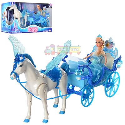 Игровой набор 227A Карета принцессы с лошадью 
