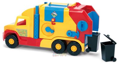 Іграшкова машинка Wader Сміттєвоз маленький серії Super Truck (36580)