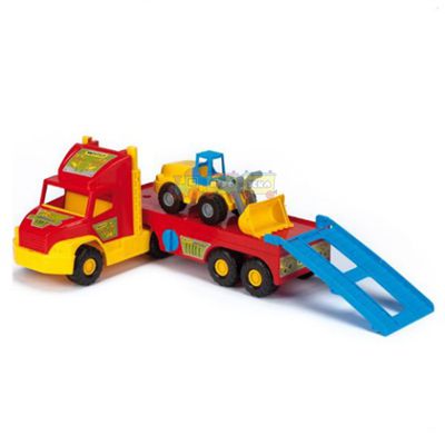Іграшковий евакуатор Super Truck з трактором Wader 36520