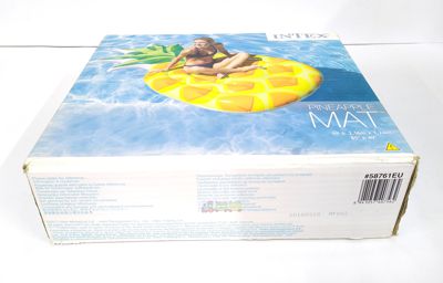 Intex 58761, Надувний пляжний матрац Ананас 216х124 см