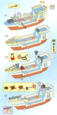 Конструктор Корабль Жемчужина из серии ПиратыBrick (304) 