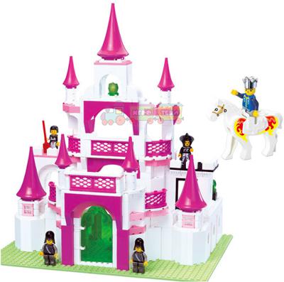 Конструктор Крепость для принцессы серии Розовая мечта Sluban (B0151) 