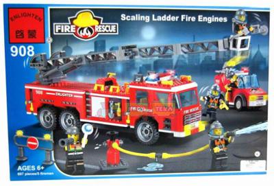 Конструктор Пожарная команда серии Пожарная служба Brick (908)
