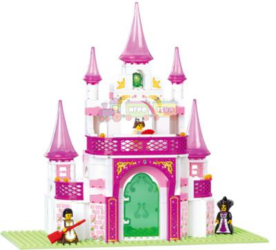 Конструктор Sluban Замок принцесс серии Розовая мечта (B0153) 