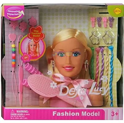 Кукла манекен голова для зачісок 17см DEFA 8056