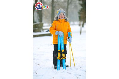 Лыжи детские с палками Технок (3350)