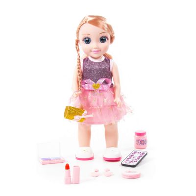 Лялька "Мілана" (37 см) в салоні краси з аксесуарами (6 елементів) Wader (Полісся) (79282)