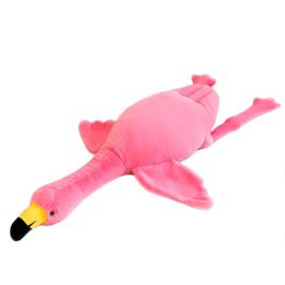 Мягкая игрушка подушка обнимашка Розовый Фламинго 115см (M16215)