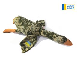 Мягкая игрушка подушка обнимашка "Гусь обнимусь" писель военный 130 см