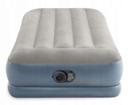 Intex 64116, Надувная кровать со встроенным электронасосом и подголовником 191х99х30 см