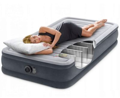 Intex 67766, Надувне ліжко з вбудованим електронасосом 191х99х33 см