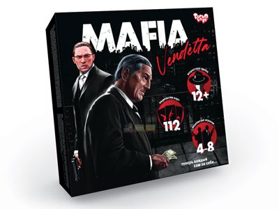 Настільна гра MAFIA Vendetta Мафія Вендета Danko Toys (MAF-01-01)