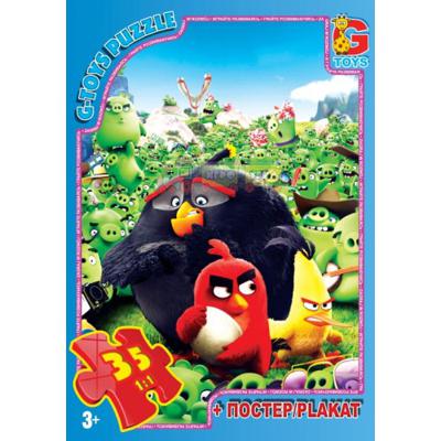 Пазлы ТМ G-Toys B001029из серии Angry Birds 