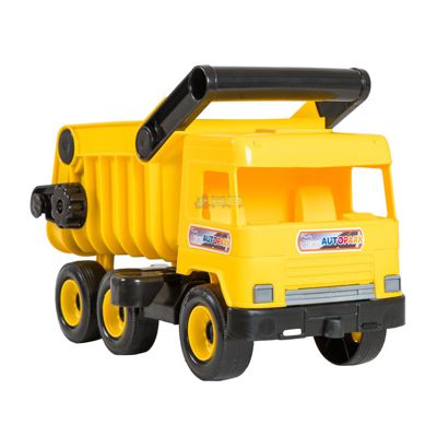 Авто Tigres Middle truck самоскид  (жовтий) в коробці (39490)