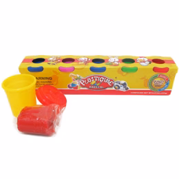 7755 (7765) (9135) Тесто д/лепки "Plasticine magical" 5цв*50g