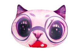 ​Игрушка антистрессовая мягкая SOFT TOYS Кот глазастый розовый (DT-ST-01-03)
