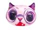 Антистресова іграшка м`яконабивна SOFT TOYS Кіт глазастий рожевий (DT-ST-01-03)