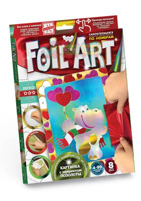 Аппликация цветной фольгой FOIL ART (FAR-01-01,02,03...10) 10 вариантов