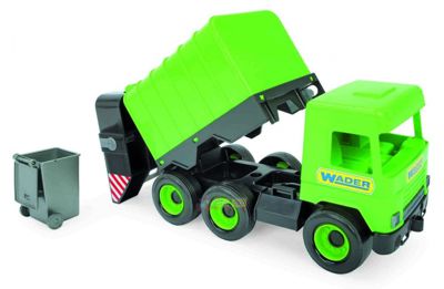 Авто Tigres Middle truck мусоровоз (св. зеленый) в коробке (39484)