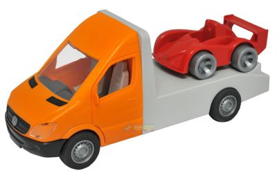 Автомобиль Mercedes-Benz Sprinter эвакуатор оранжевый (39662)
