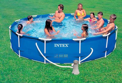 Intex 28212,56996 Каркасный бассейн Metal Frame Pool (366х76 см)