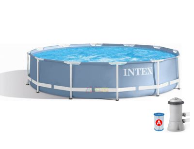 Intex 28712 Каркасный бассейн Metal Frame Pool (366х76 см)