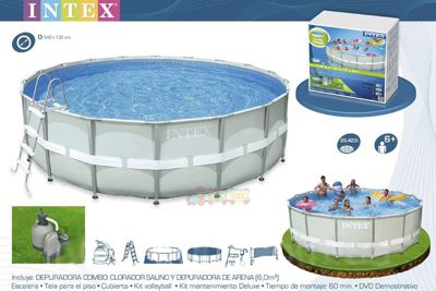 Intex 28336 Каркасный бассейн Ultra Frame Pool (549х132 см)