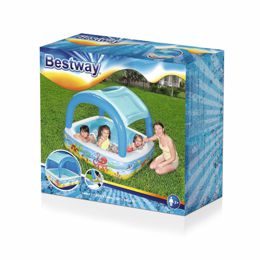 Bestway 52192, Детский надувной бассейн с навесом 147х147х122 см