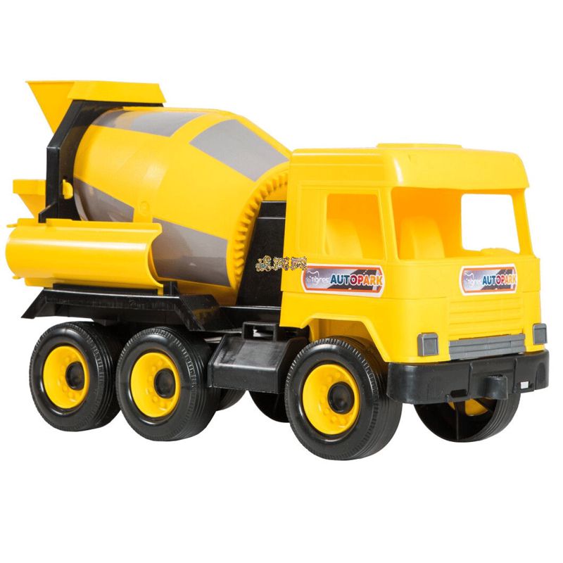 Авто Tigres Middle truck бетономешалка (желтый) в коробке (39493)
