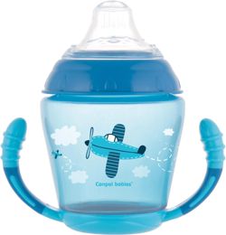 Canpol babies Кружка непроливайка с мягким силиконовым носиком 230 мл Toys - синяя