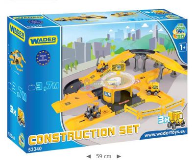 Ігровий набір Wader будівництво Kid Cars 3D 53340