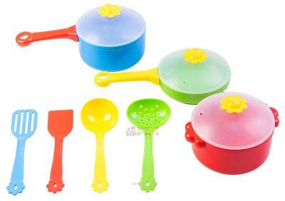 Набор игрушечной посуды столовый Ромашка 10 элементов