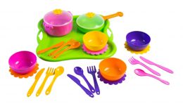 Набор игрушечной посуды столовый Ромашка 25 элементов