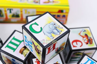 Детские кубики пластмассовые Азбука русская Технок 0120