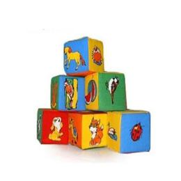 Детские кубики поролоновые с картинками, 6 кубиков (KubikJM)